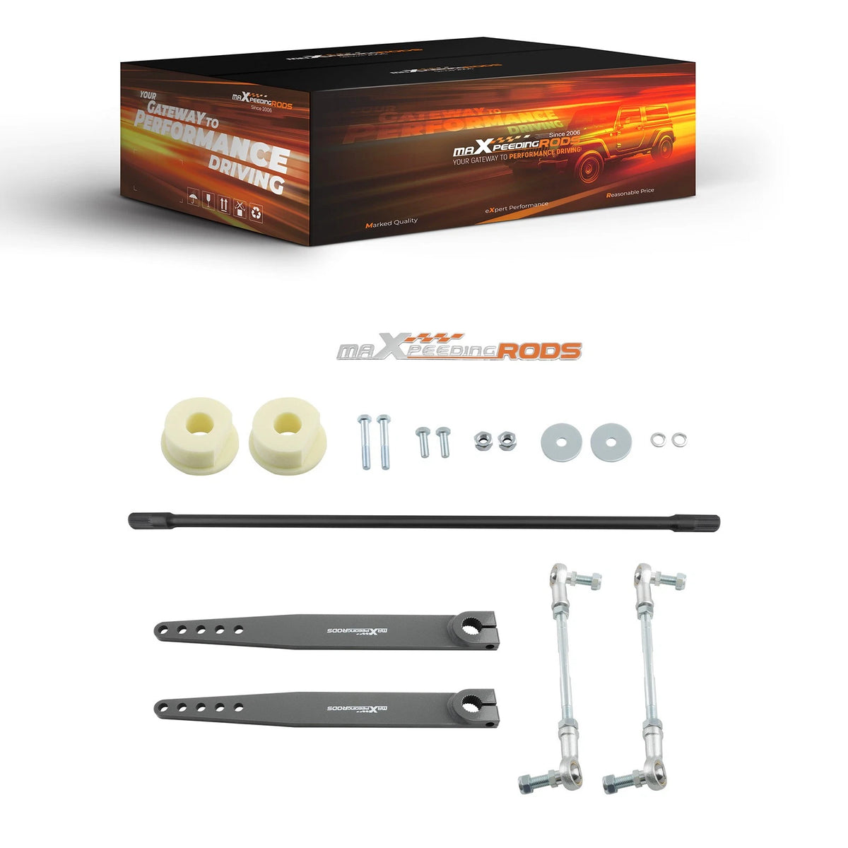 Front Sway Bar Links Kit for Jeep Wrangler LJ/TJ Unlimited (1997–2006)