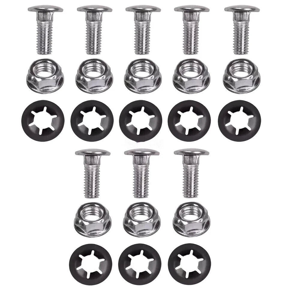Set of 8 Gas Tank Skid Plate Bolts for Jeep Wrangler TJ/LJ (1997–2006) Grade 8 Zinc