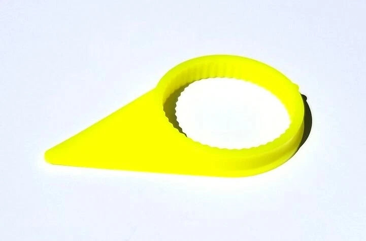 10X Loose Wheel Nut Check Indicator for 32mm Lugs (Fluorescent Yellow)