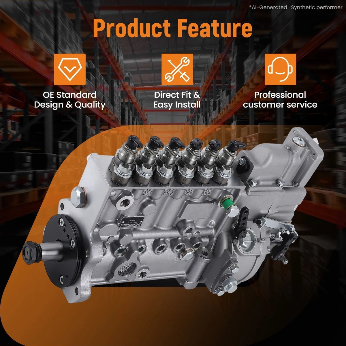 Fuel Injection Pump P7100 for Dodge Ram 2500 3500 Cummins 5.9L 12V (1994–1998)
