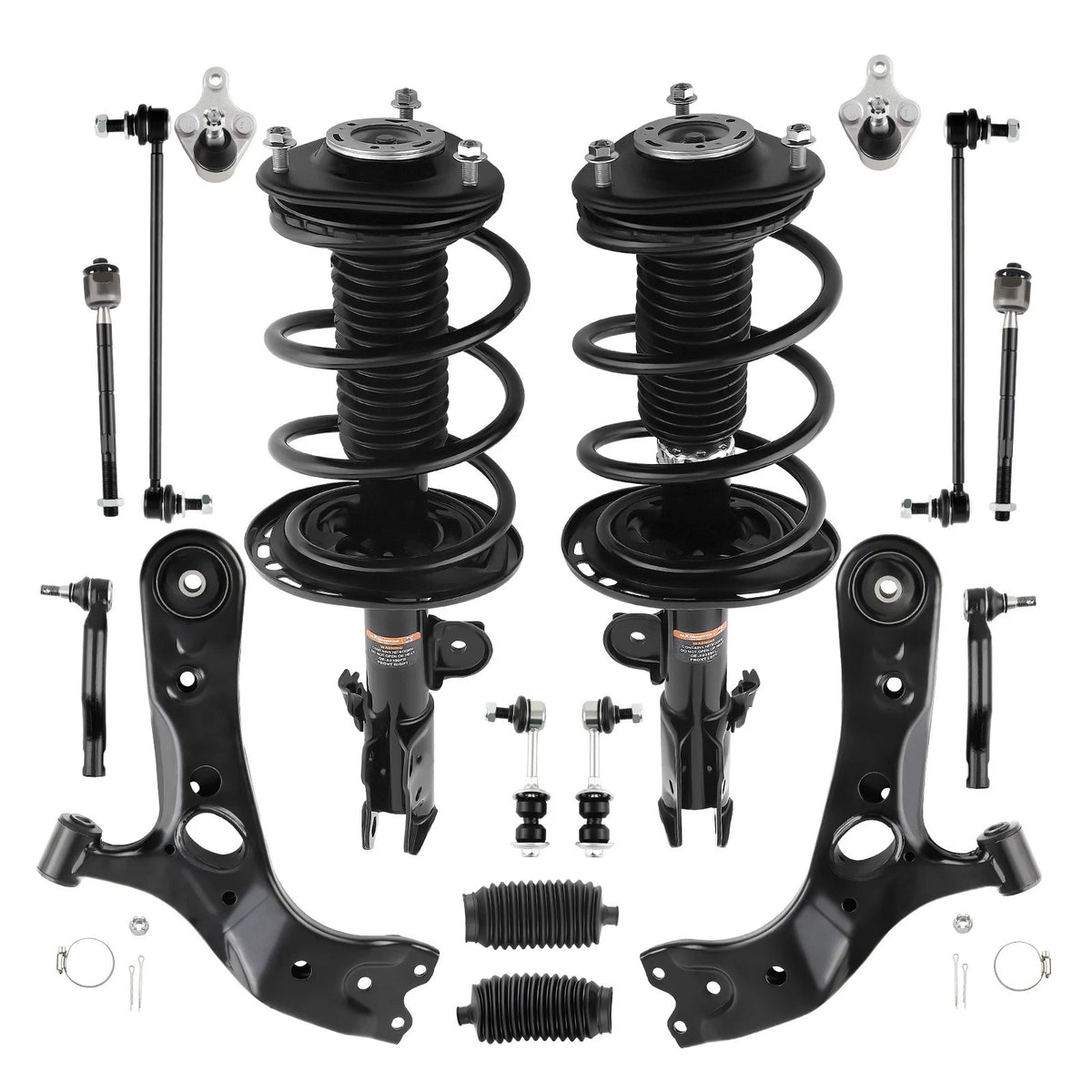 Set of 14 Suspension Parts for Toyota RAV4 (2006–2012)