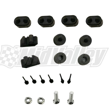Rubber Stopper Kit & Hood Adjusters for Chevy Camaro (1967–1979)