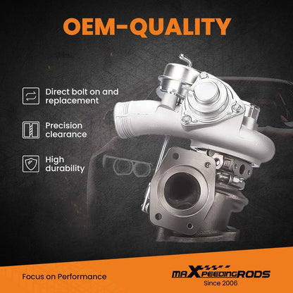 Turbocharger for Volvo S60 S80 V70 XC70 XC90 B5254T2 2.5L TD04L-14T 49377-06201