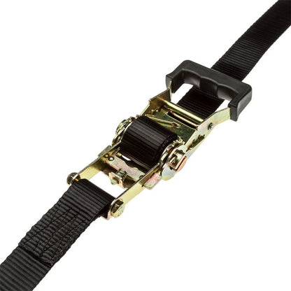 Set of 8 Ratchet Straps 1-3/8" x 7' with S-Hooks