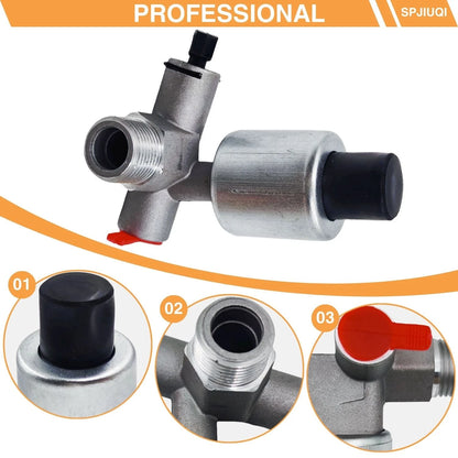 Fuel Tank Valve Tap with Primer for Perkins A3.144, A3.152 (957E9189C)