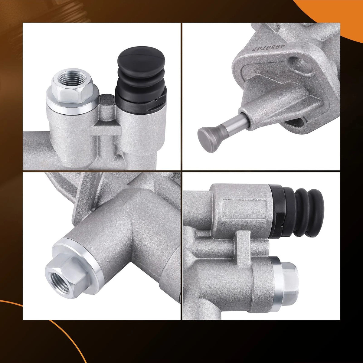 Fuel Lift Pump for Freightliner FL50 FL60 FL70 FL80 FS65 Cummins 12V 6BT 5.9L