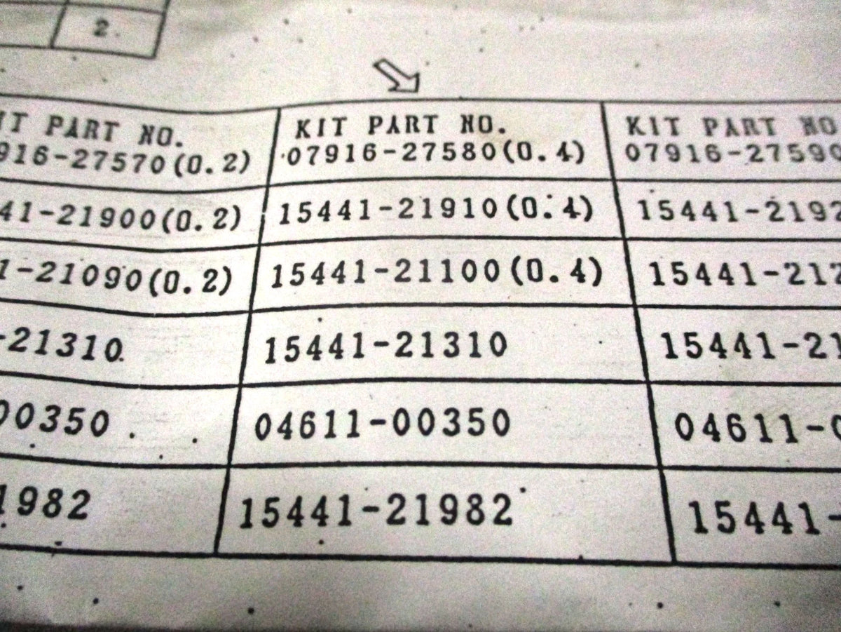 Piston and Ring Kit for Kubota V4300-T V4300-T-A (+0.4) (07916-27580)