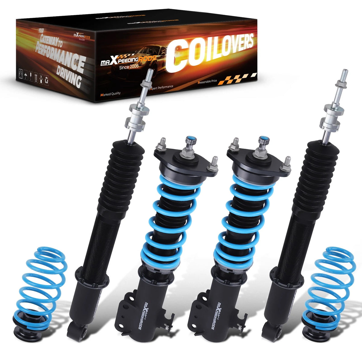 Coilovers Kit for Mitsubishi Mirage Hatchback (2014–2023)