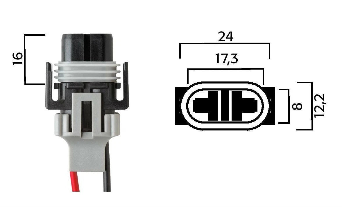 Flosser 9441 Socket for 881 886 894 Halogen Light