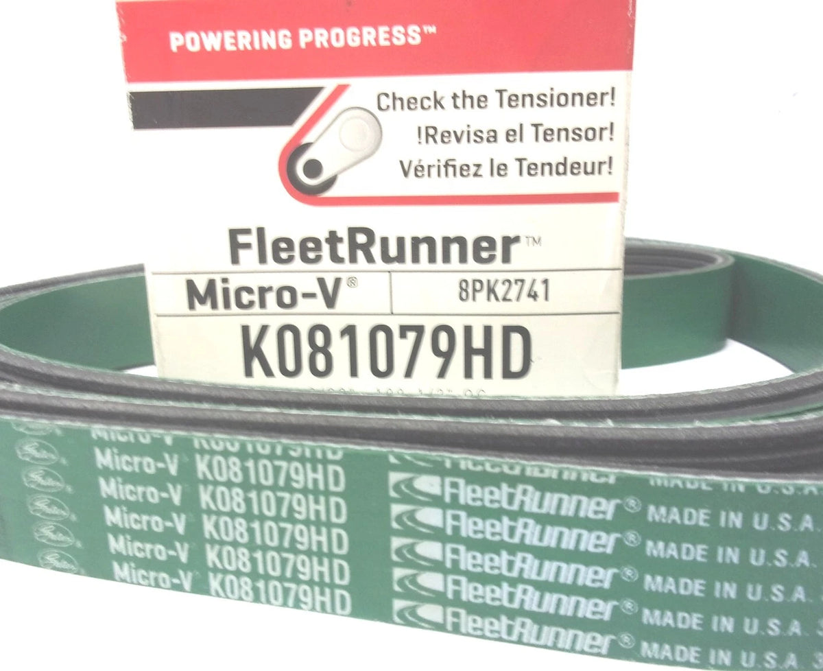 Gates Serpentine Heavy Duty Micro-V Belt 8PK2741 for