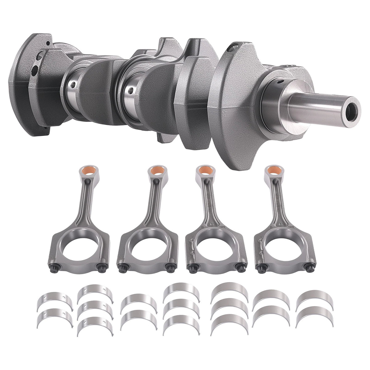 Set of 4 G4KJ Crankshaft & Con Rods & Bearings for Hyundai Kia 2.4L (2011–2020)