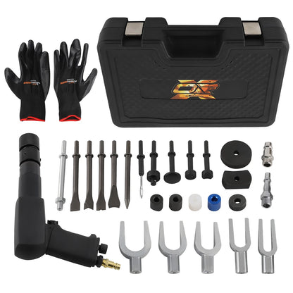 Pneumatic Tool Kit Air Hammer Set for Air Tools (1/4" Inlet, 90PSI)