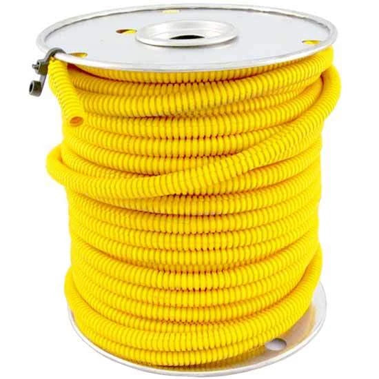 3/8 Inch Yellow Plastic Wire Loom for Trux (Sold Per Foot)