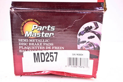Brake Pad Kit for Parts Master MD257 (NOS)