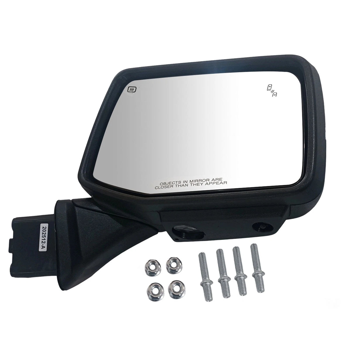 Towing Mirrors Power Glass Right Heated Chrome LED for Chevy Silverado 1500 (2014–2019)