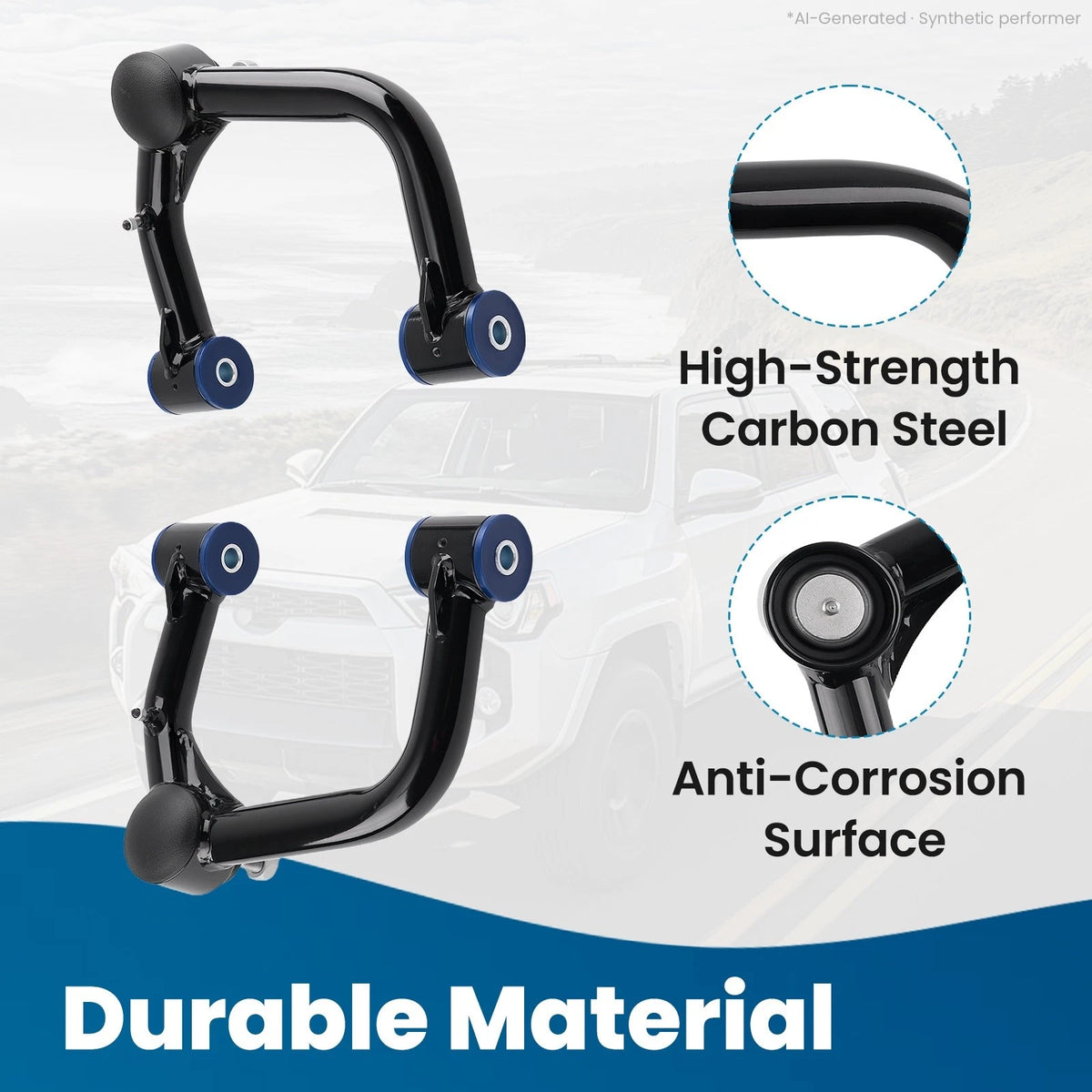 Front Upper Control Arms 2-4" Lift Kit for Toyota 4Runner FJ Cruiser (2003–2024)