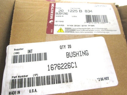 Set of 20 Steering Knuckle Bushing for International 1225B834 (2000–2023)