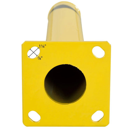 42" Vertical Steel Bollard Post Vehicle Safety Barrier for All Vehicles
