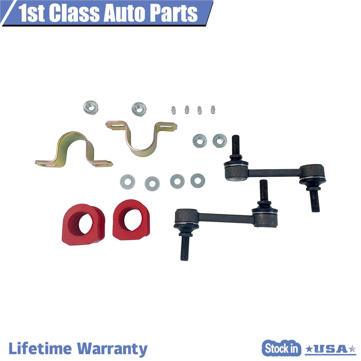 Front Sway Bar Links Bushings for Lincoln MKX Ford Edge (2007–2015) K750159 K201342