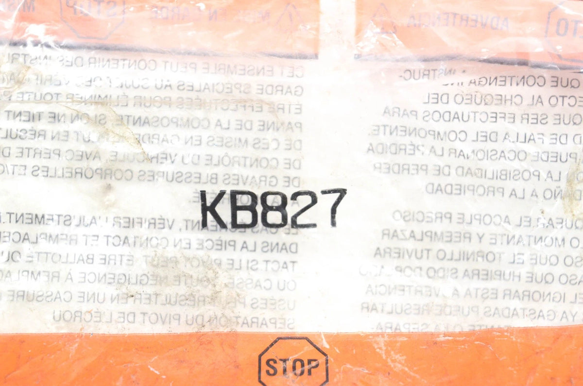 Tie Rod End Hardware Kit for Aftermarket KB827 (NOS)