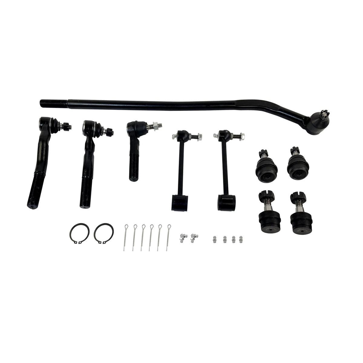 10Pcs Sway Bars Tie Rods Kit for Jeep Wrangler JK (2007–2017)