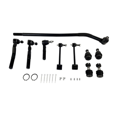 10Pcs Sway Bars Tie Rods Kit for Jeep Wrangler JK (2007–2017)