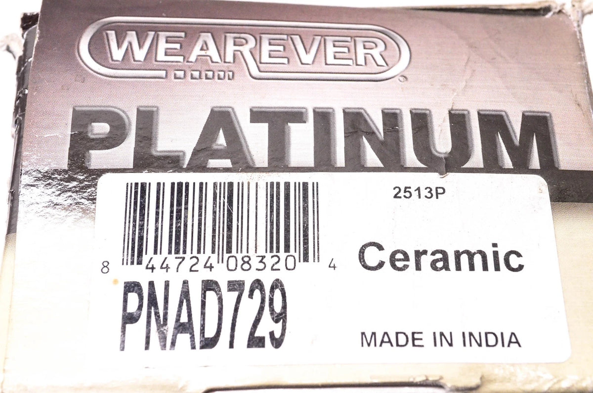 Wearever PNAD729 Brake Pad Kit for Wearever Platinum (NOS)