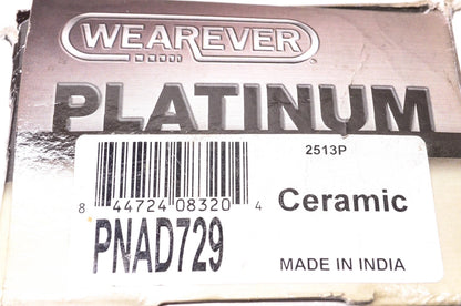 Wearever PNAD729 Brake Pad Kit for Wearever Platinum (NOS)