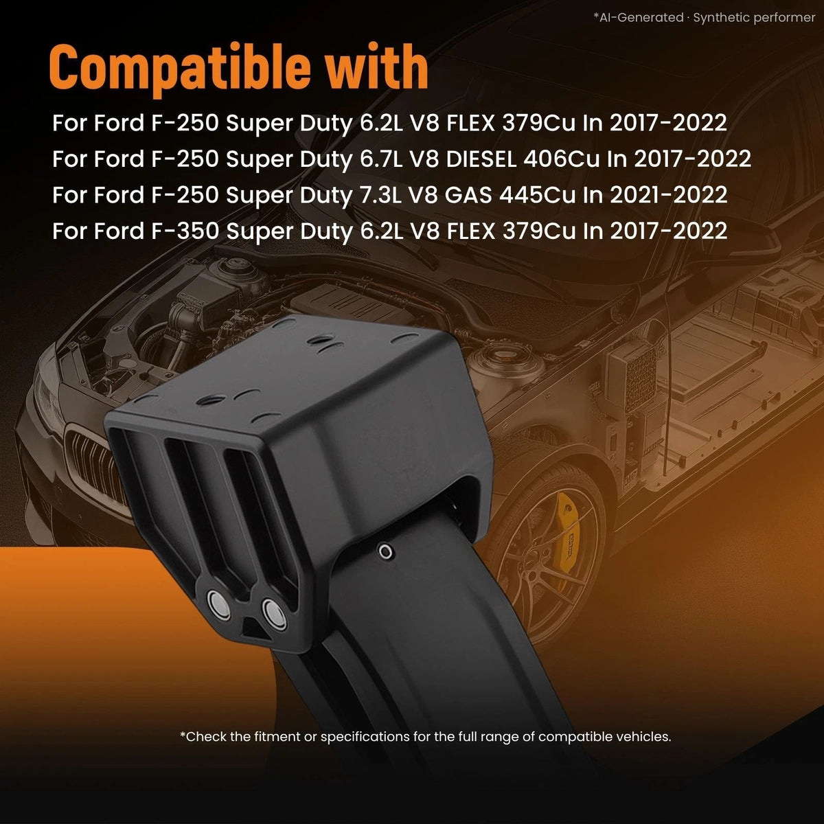 Retractable Side Bed Step for Ford F-250 Super Duty (2017–2021) 75306-01A