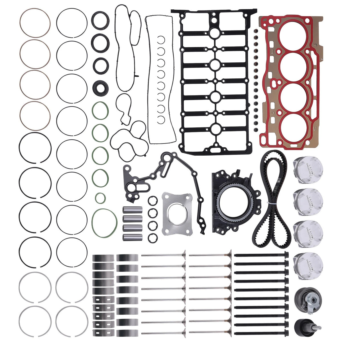 Engine Overhaul Pistons Rebuild Kit for Audi A3 VW Jetta Golf (2012–2020)