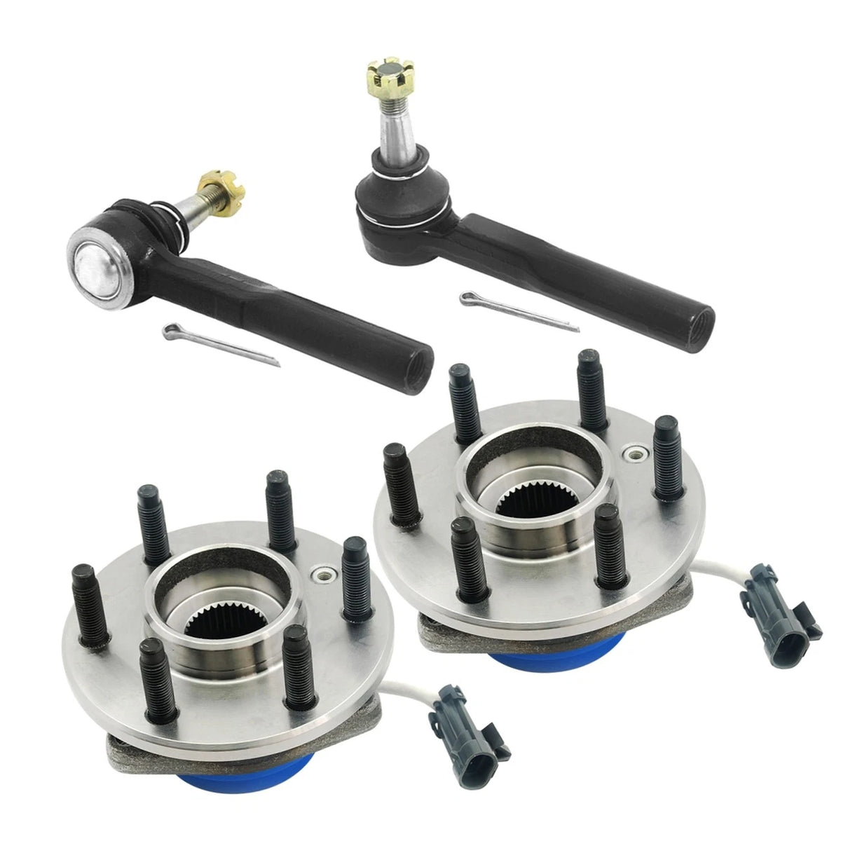 Wheel Hub + Tie Rod Sway Bar Kit for Chevrolet Uplander Pontiac Montana (2005–2009) 513236