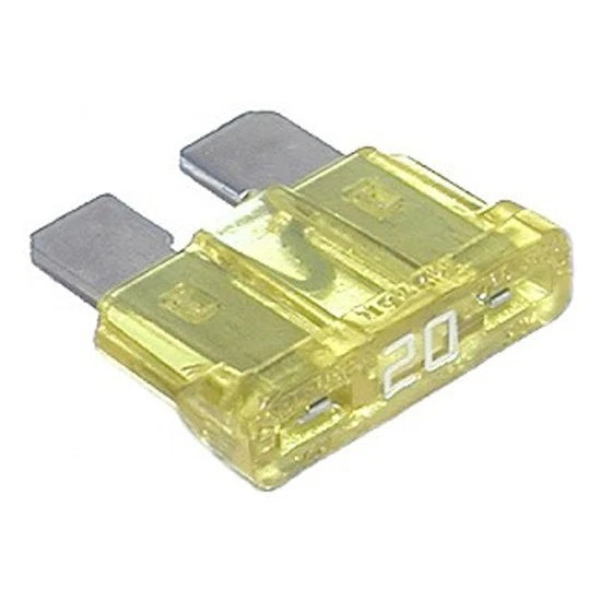 5 Pack 20 Amp Blade Fuse for Universal Use (32V)