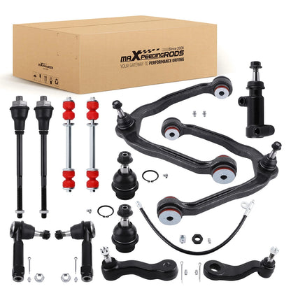 13pc Front Control Arms Kit with PU Bushing for Chevy Silverado 1500 (2007–2013)