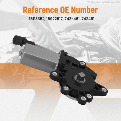 Window Lift Motor Rear Right for Isuzu i-350/i-370 (2006–2008) 15113352