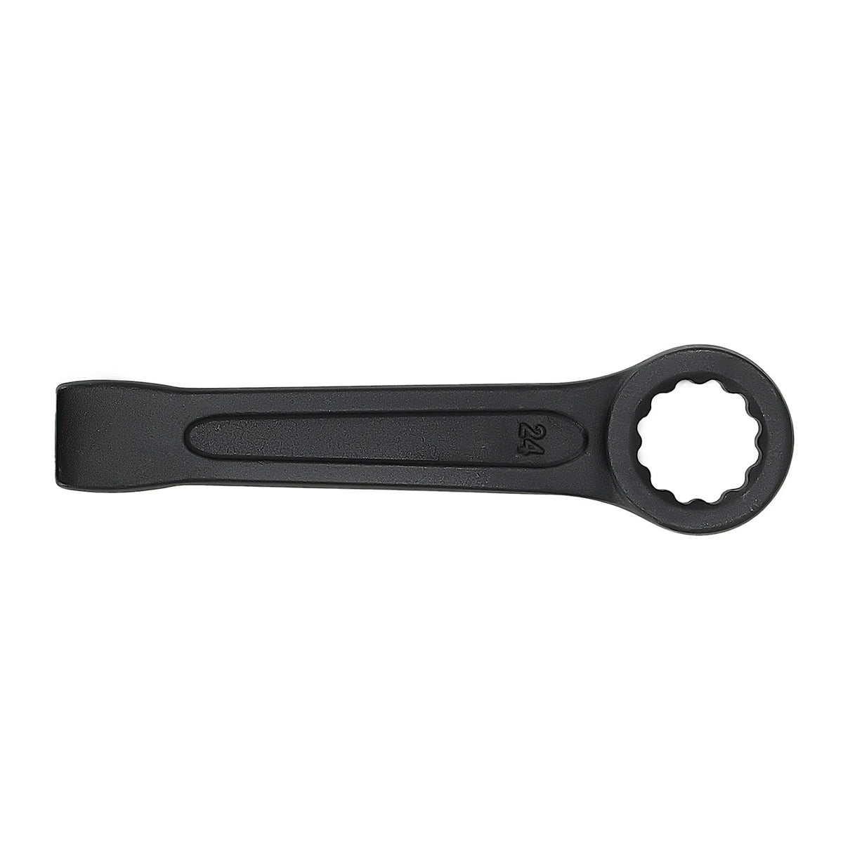 24mm Box Spanner Wrench for Metric Tools (CrV, 12 Point, Bi-Hex)