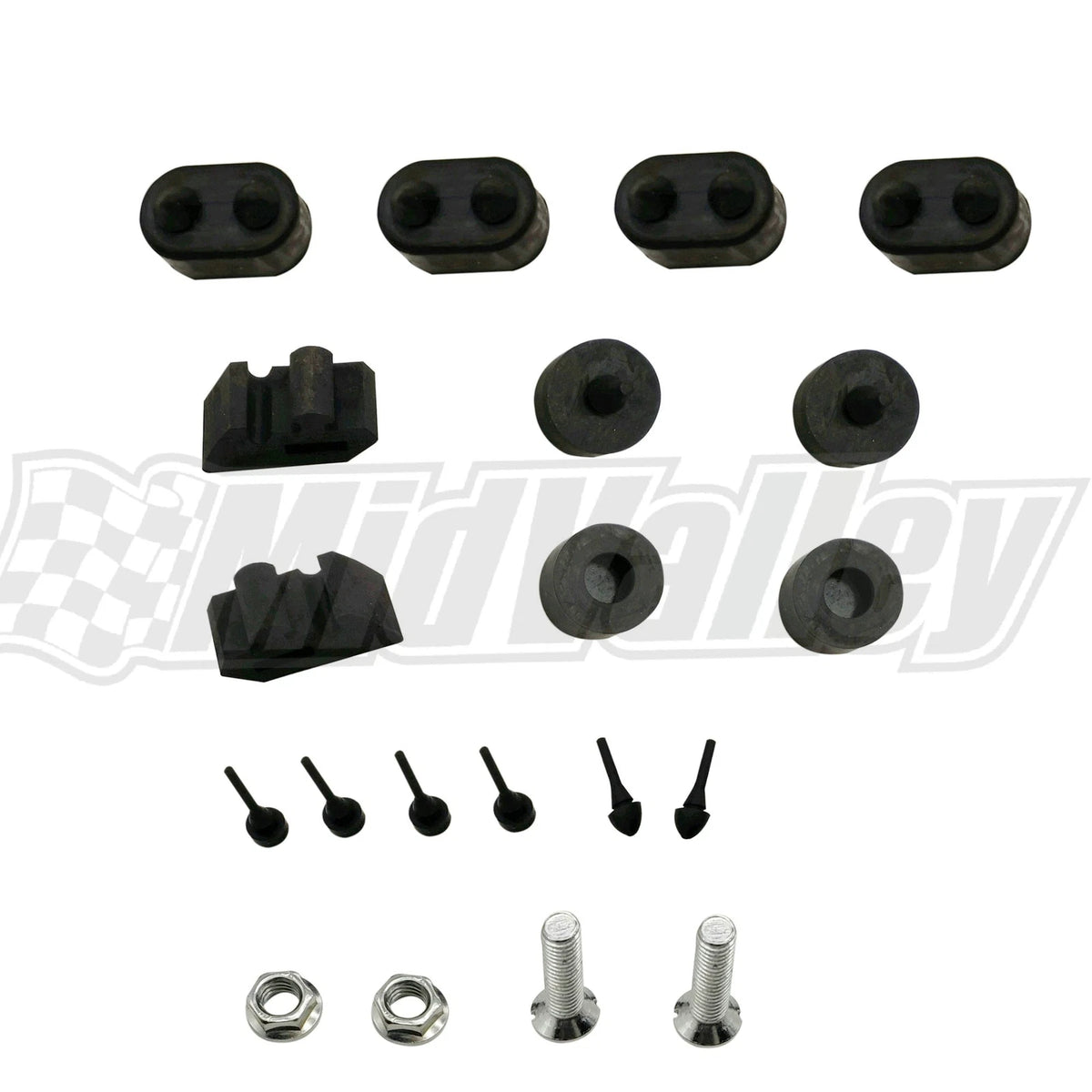 Rubber Stopper Kit & Hood Adjusters for Chevy Nova (1967–1979)