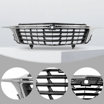 Front Bumper Upper Grille with Chrome Trim for Chevrolet Equinox (2022–2023)