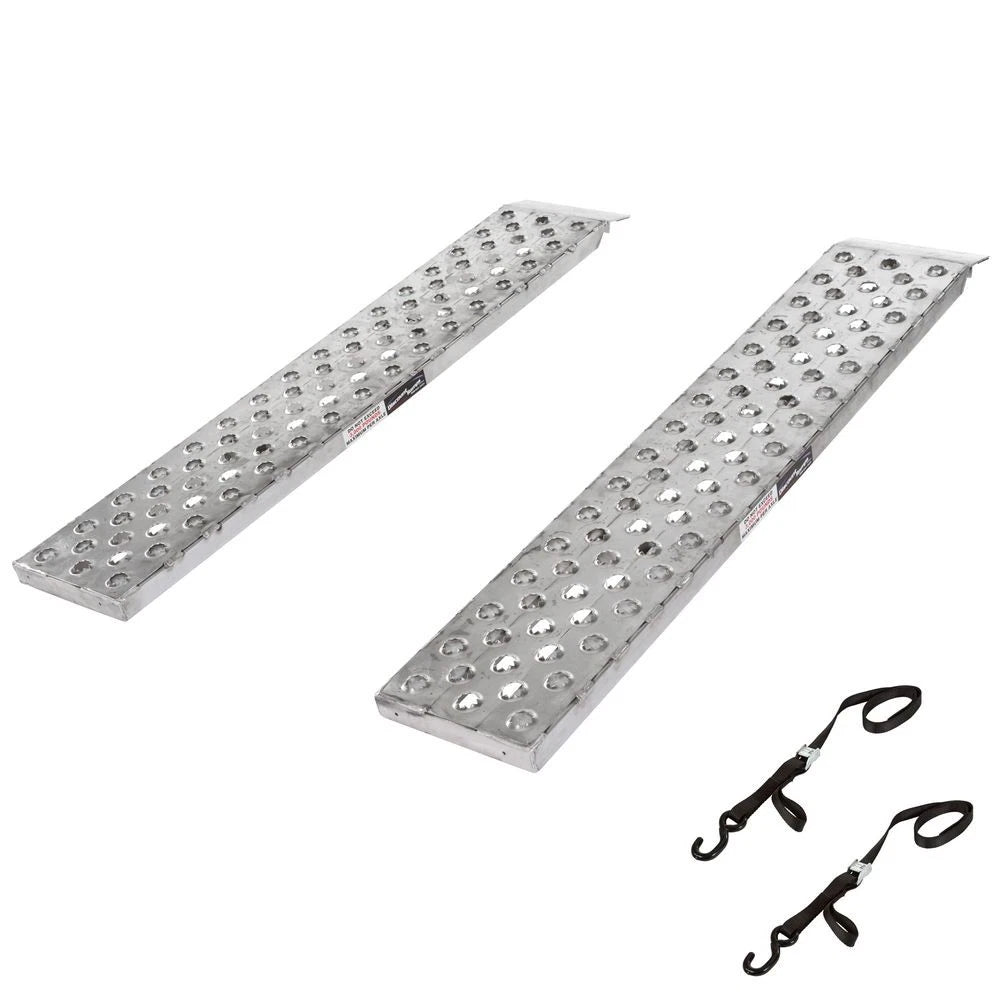 60" Aluminum Loading Ramp for Auto Trailer (3000 lb Capacity)