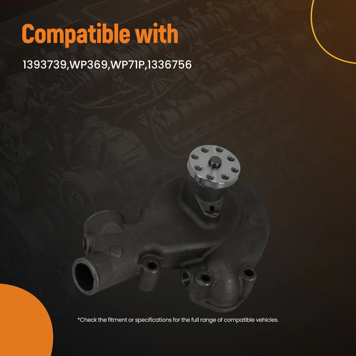 Water Pump for Buick Series 60, 70, 80, 90 (1936–1949) 1393739