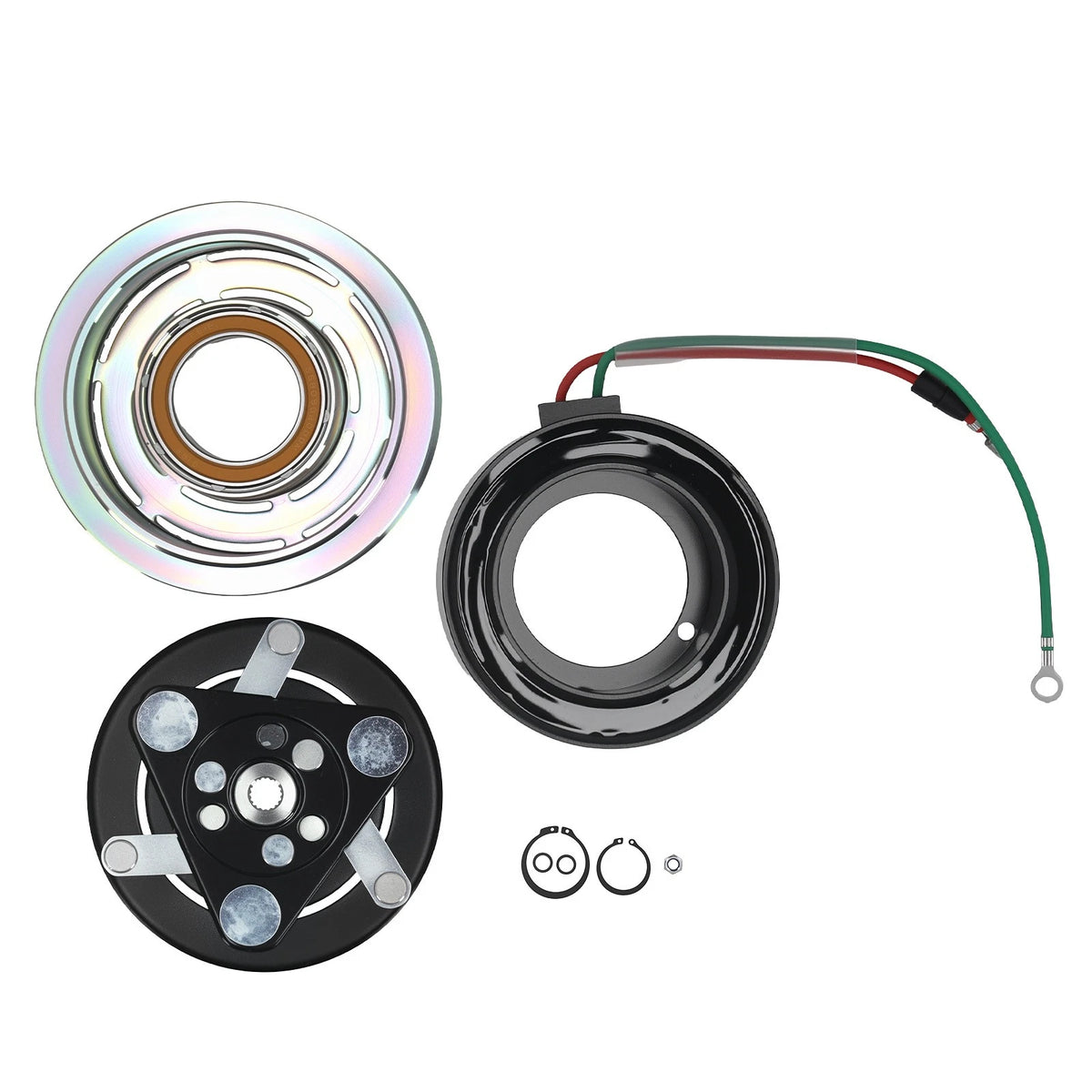 7PK Air Conditioning Compressor Clutch Kit for Honda CR-V (2007–2015) Civic (2012–2014) 2.4L