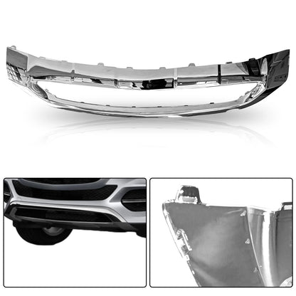 Front Chrome Lower Bumper Trim for Mercedes-Benz GLE350 GLE300d (2016–2018)