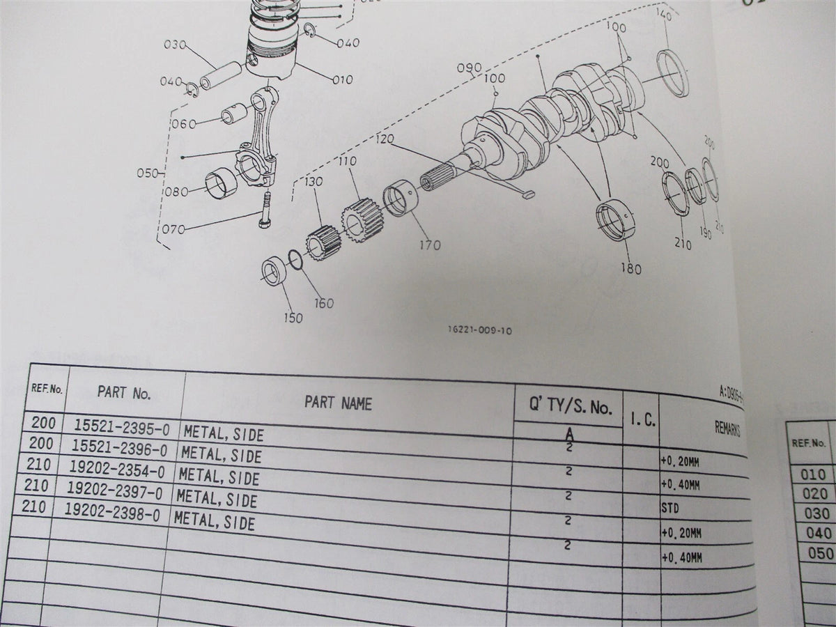Illustrated Parts List Manual for Kubota D905-B-Genie-2 Engines