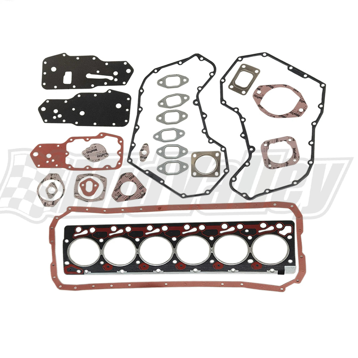 Upper & Lower Head Gaskets Set w/ Oil Pan Seal for Dodge Cummins 5.9 (1989–1998)