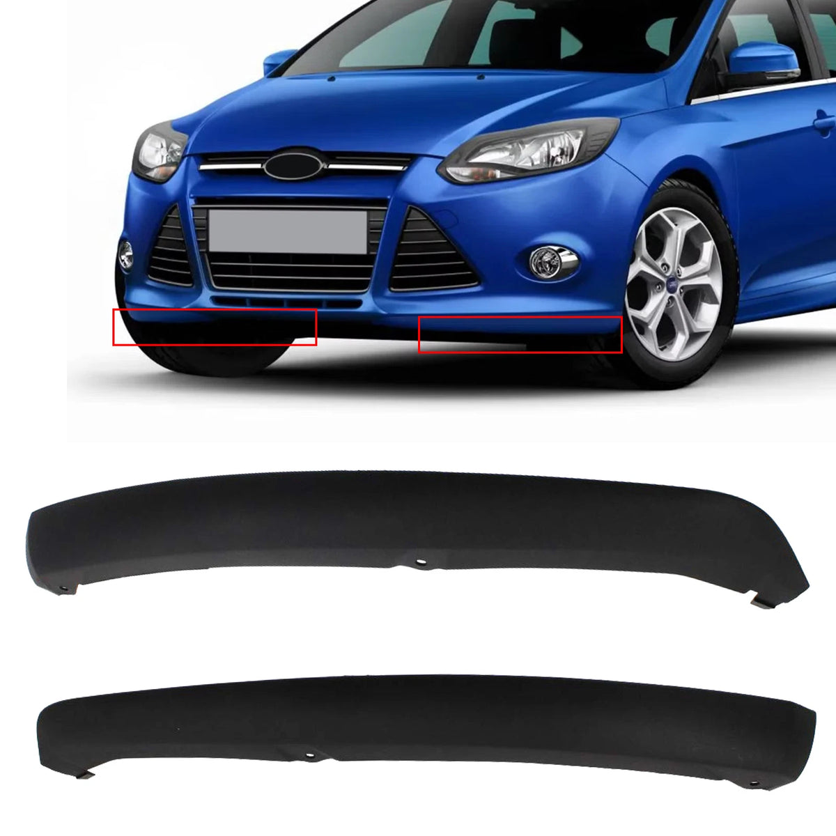 Front Bumper Lower Valance Set for Ford Focus (2012–2014)