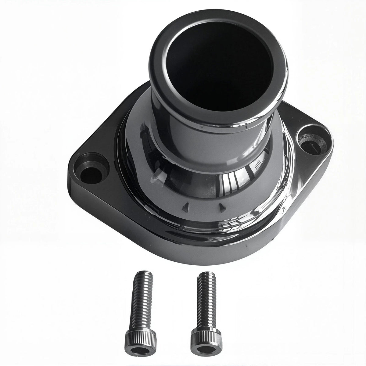 Polished Water Neck Thermostat Housing for Chevy LS LS1 LS2 LS3 L76 (2001–2023)
