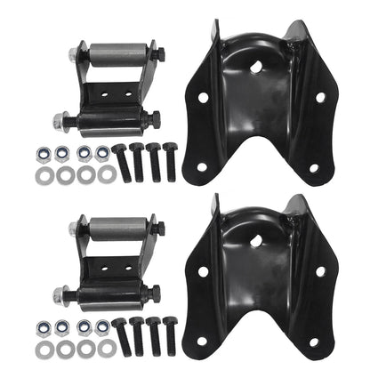 2X Rear Leaf Spring Shackle Bracket Kit for Ford Bronco F150 (1980–1997)
