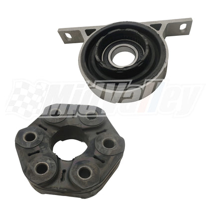 Propshaft Driveshaft Flex Disc & Center Support Bearing for BMW E60 (2004–2011)