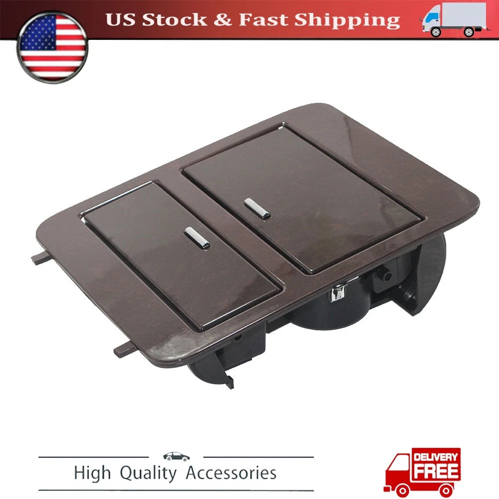 Console Cup Holder Woodgrain for Chevy Silverado Suburban GMC Sierra (2007–2014)