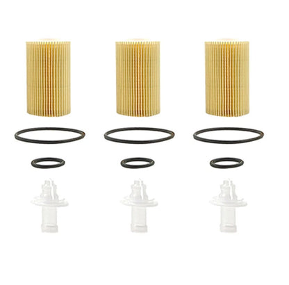 3PCS Oil Filter for Lexus IS500, Toyota Tundra, Land Cruiser (2007–2023) Wix 57041