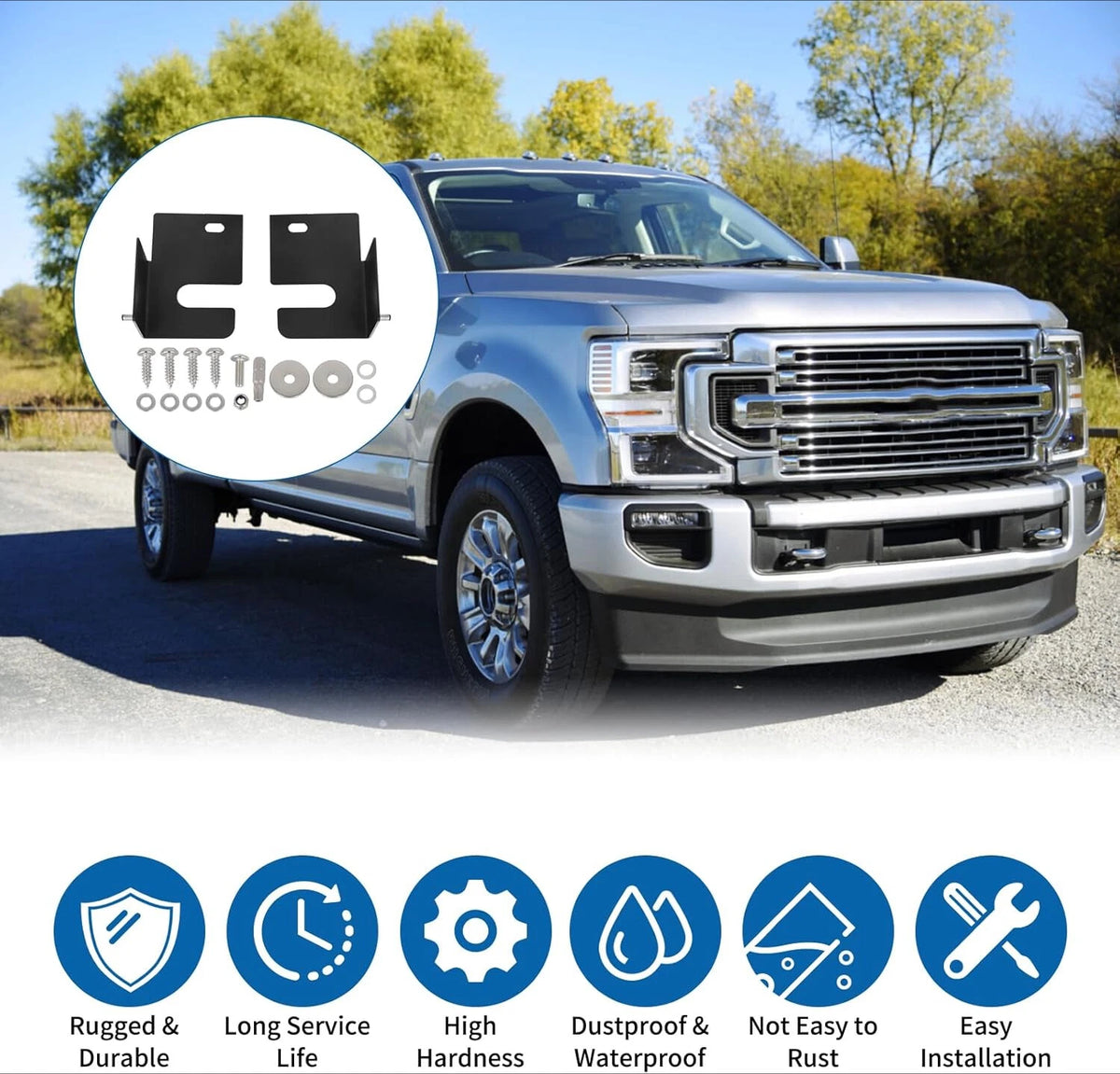 Tail Light Theft Deterrent Kit for Ford F250 F350 F450 Super Duty (2017–2023)